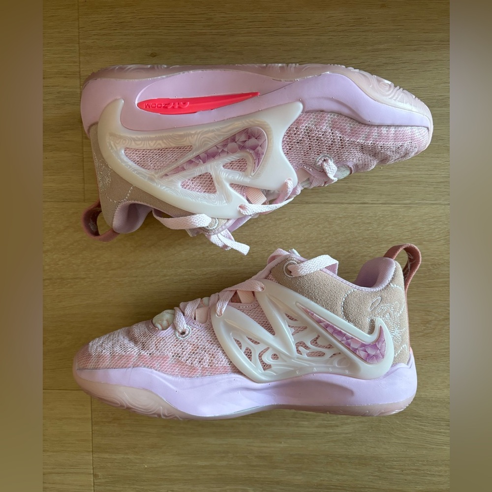 NIKE KD 15 NRG Low Basketball Shoes Mens Size 7Aunt Pearl Pink - Picture 5 of 10